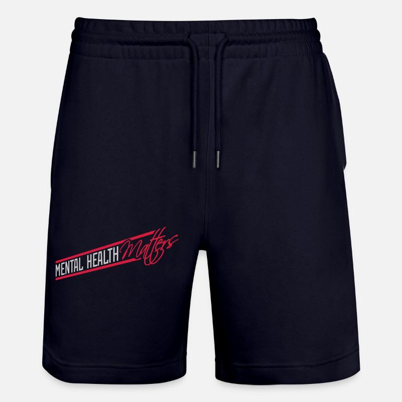 la santé mentale compte citation - Short de jogging bio TRAINER Stanley/Stella unisexe - marine foncé