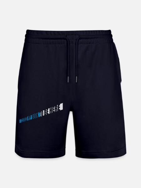 I closed my book - Stanley/Stella Unisex Bio Joggingshorts Trainer  - Dark navy