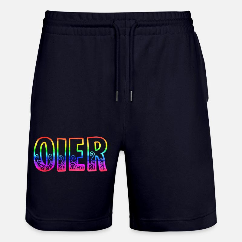 Oier RS Arc-en-ciel - Short de jogging bio TRAINER Stanley/Stella unisexe - marine foncé