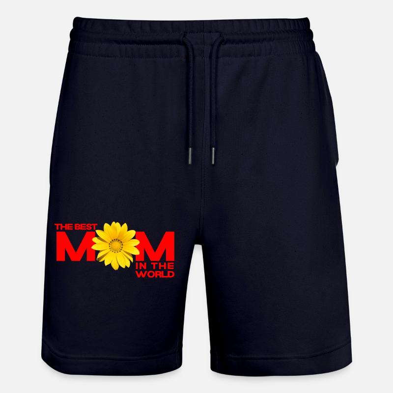 Die beste Mutter der Welt - Stanley/Stella Unisex Bio Joggingshorts Trainer  - Dark navy