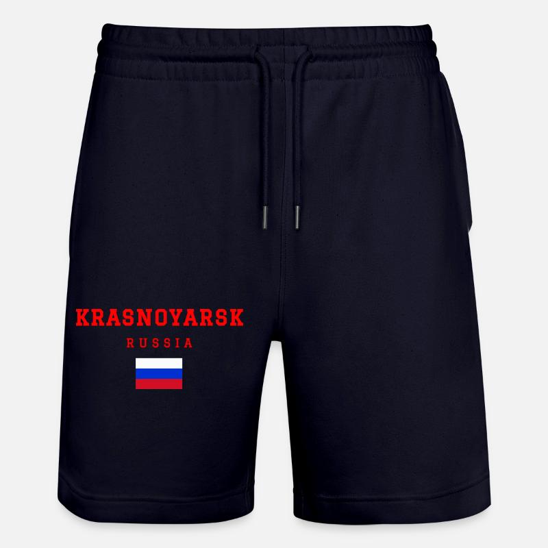 Krasnoyarsk, Russie - Short de jogging bio TRAINER Stanley/Stella unisexe - marine foncé