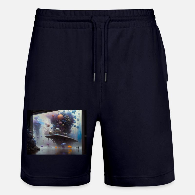 Reise in Actarus #20 - Stanley/Stella Unisex Bio Joggingshorts Trainer  - Dark navy