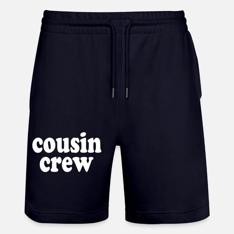 Cousin crew - Short de jogging bio TRAINER Stanley/Stella unisexe - marine foncé
