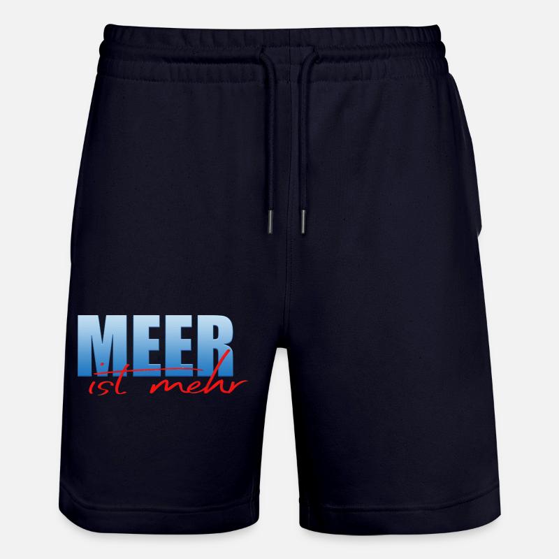 La mer, c’est plus - Short de jogging bio TRAINER Stanley/Stella unisexe - marine foncé