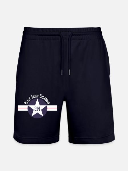 WMF 214 squadron - Short de jogging bio TRAINER Stanley/Stella unisexe - marine foncé