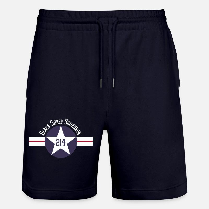 WMF 214 squadron - Short de jogging bio TRAINER Stanley/Stella unisexe - marine foncé