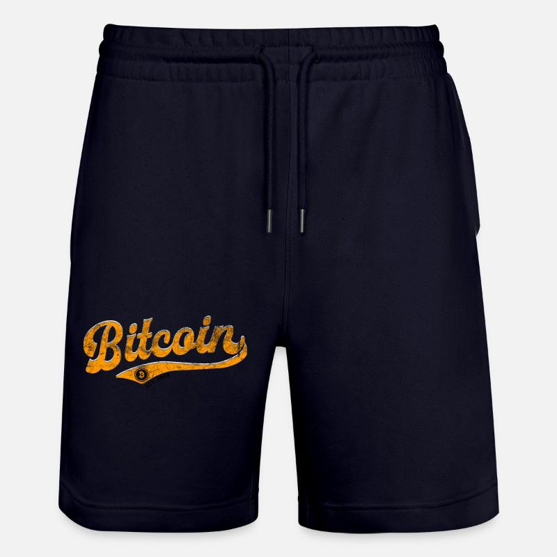 Bitcoin - l’avenir a commencé - Est. 2008 - Short de jogging bio TRAINER Stanley/Stella unisexe - marine foncé