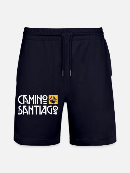 Camino de Santiago | Cammino di Santiago | Refuso Art Deco - Pantaloncini da jogger ecologici unisex Trainer di Stanley/Stella - navy scuro