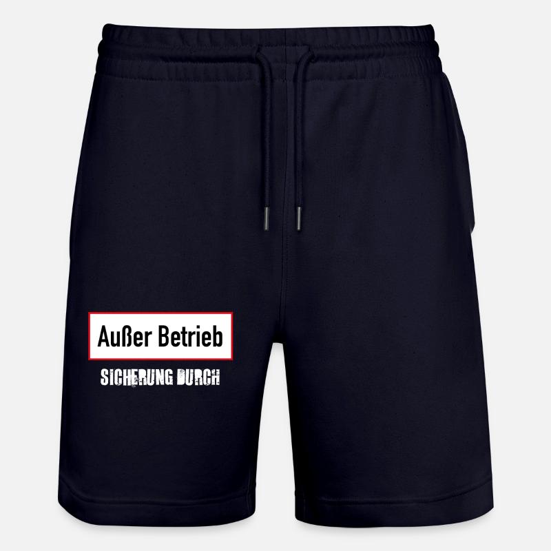 Sicherung durch - Stanley/Stella Unisex Bio Joggingshorts Trainer  - Dark navy