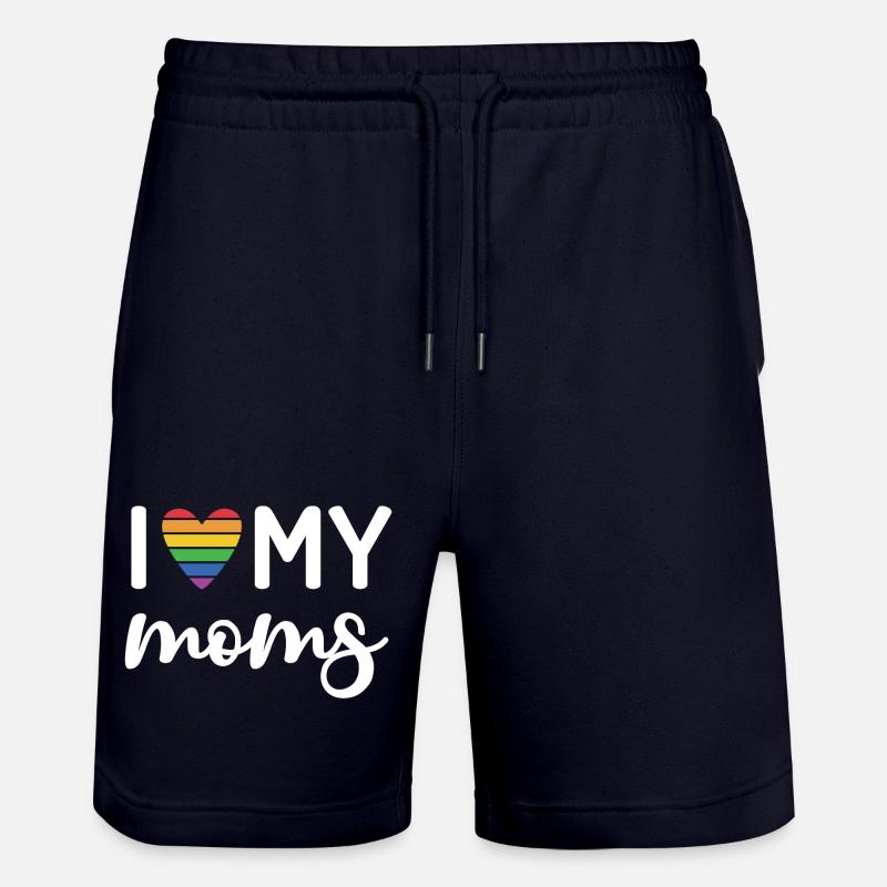 J’aime mes mamans - Short de jogging bio TRAINER Stanley/Stella unisexe - marine foncé