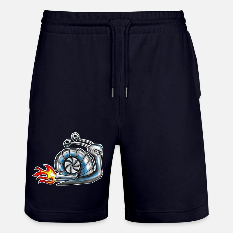 Vis avec turbocompresseur - Short de jogging bio TRAINER Stanley/Stella unisexe - marine foncé
