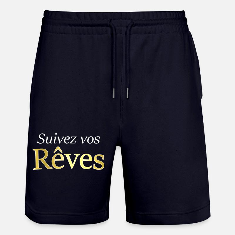 Suivez vos rêves - Short de jogging bio TRAINER Stanley/Stella unisexe - marine foncé