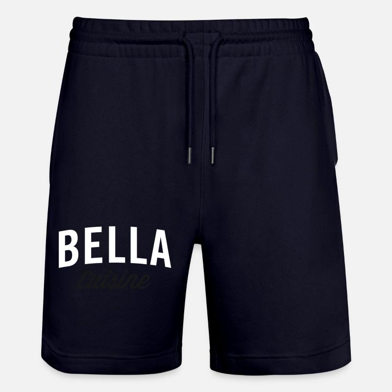 Bella Cuisine Typography - Short de jogging bio TRAINER Stanley/Stella unisexe - marine foncé