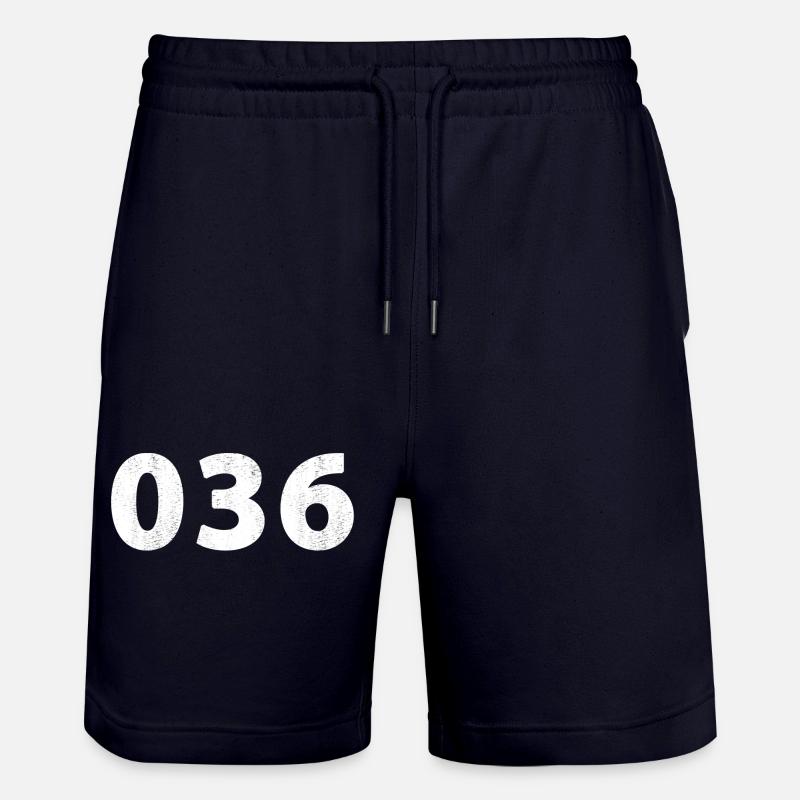 036 Almere Zeewolde - Short de jogging bio TRAINER Stanley/Stella unisexe - marine foncé