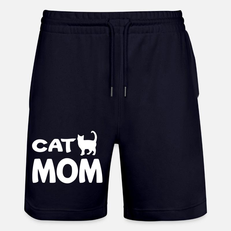Cat Mom - Short de jogging bio TRAINER Stanley/Stella unisexe - marine foncé
