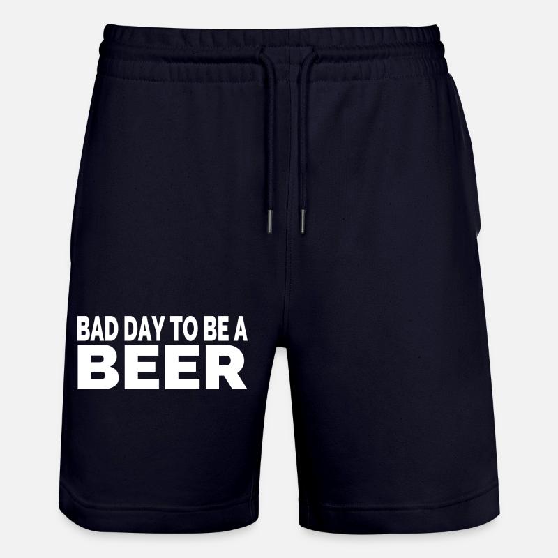 Bière - Short de jogging bio TRAINER Stanley/Stella unisexe - marine foncé