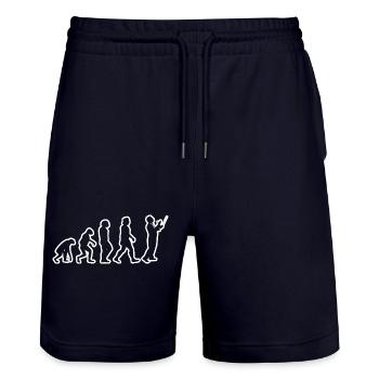 Dirigenten Geschenk Dirigent Musik Dirigieren - Stanley/Stella Unisex Bio Joggingshorts Trainer  - Dark navy - Vorne - Nik (191cm) & Marisol (170cm)
