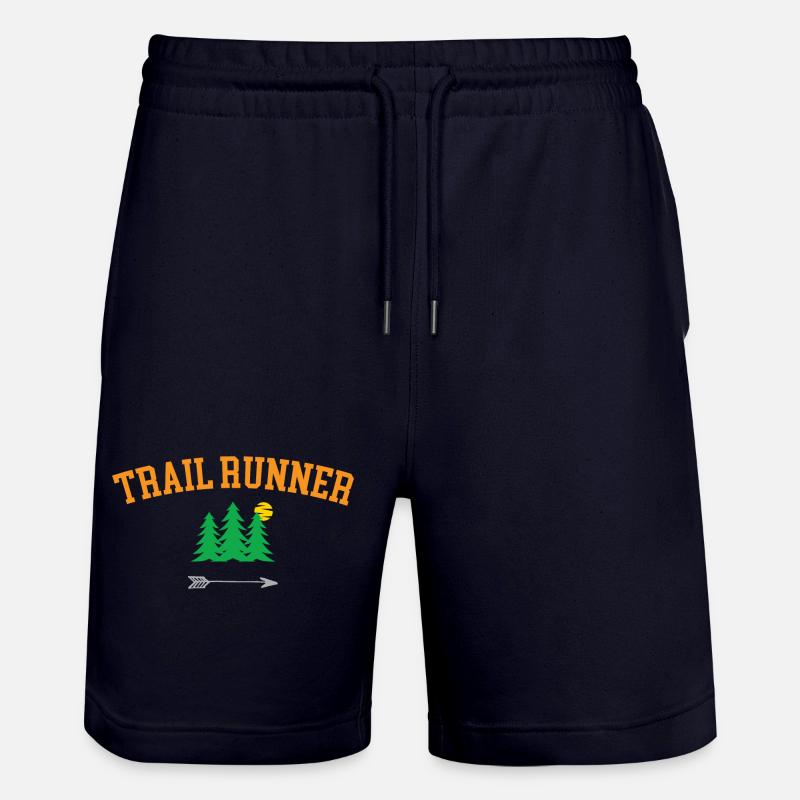 Coureur de sentier - Short de jogging bio TRAINER Stanley/Stella unisexe - marine foncé