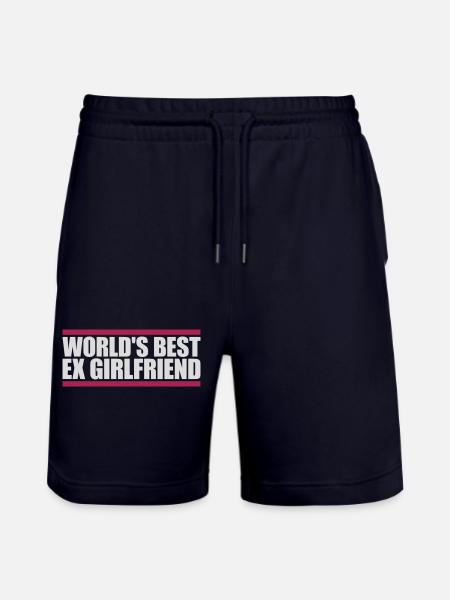 World's Best Ex Girlfriend - Stanley/Stella Trainer Unisex Organic Jogging Shorts - dark navy