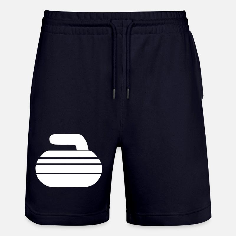 Pierre de curling - Short de jogging bio TRAINER Stanley/Stella unisexe - marine foncé