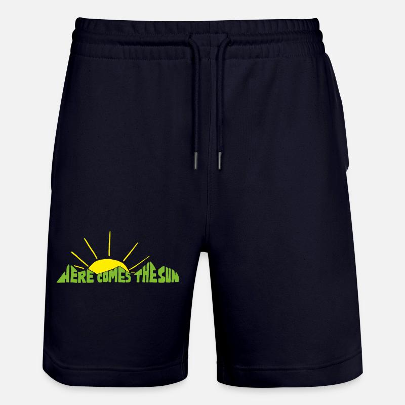 Voici le soleil! - Short de jogging bio TRAINER Stanley/Stella unisexe - marine foncé