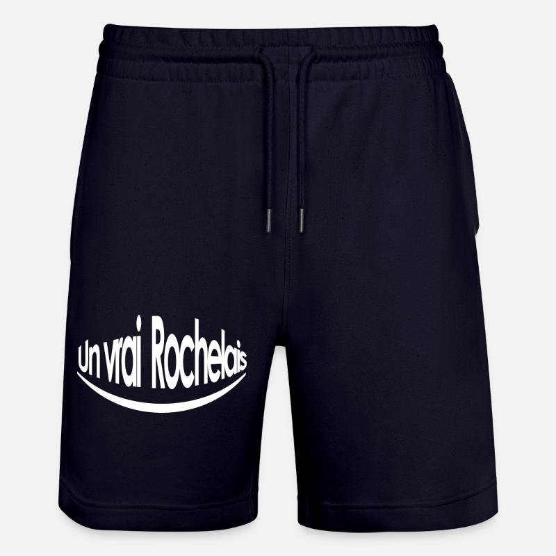 Un vrai rochelais - Short de jogging bio TRAINER Stanley/Stella unisexe - marine foncé