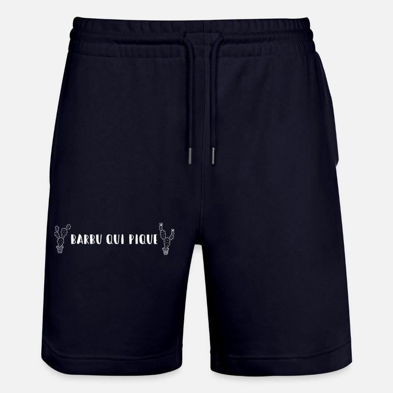 barbe qui pique - Short de jogging bio TRAINER Stanley/Stella unisexe - marine foncé