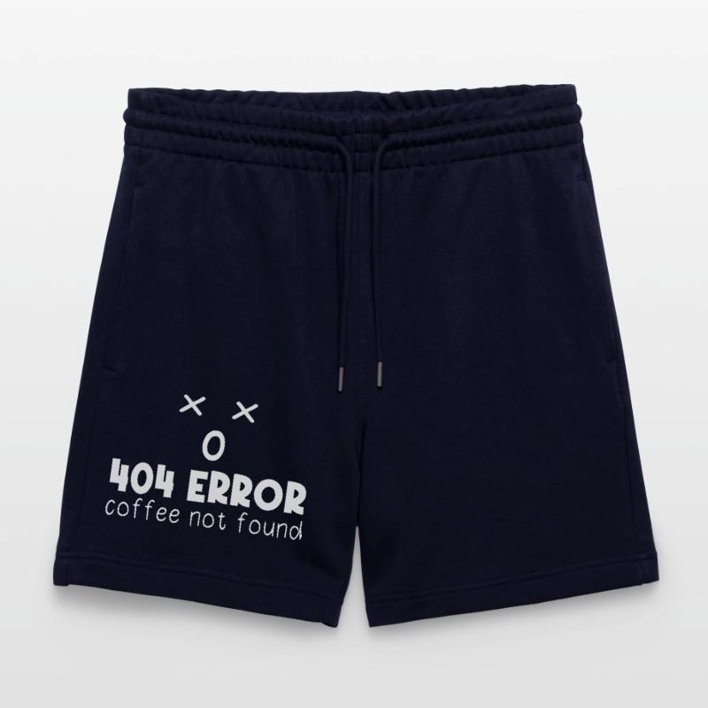 404 Error Coffee not found Programming funny Stanley/Stella Unisex Bio Joggingshorts Trainer 
