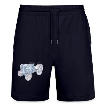 Traktor - Stanley/Stella Unisex Bio Joggingshorts Trainer  - Dark navy - Vorne - Nik (191cm) & Marisol (170cm)