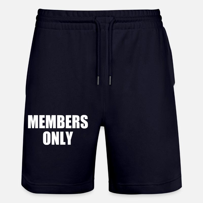 Members only - Short de jogging bio TRAINER Stanley/Stella unisexe - marine foncé