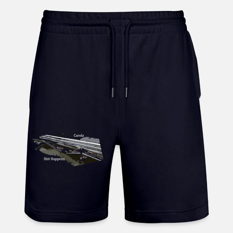 Effondrement du pont Carola - Short de jogging bio TRAINER Stanley/Stella unisexe - marine foncé