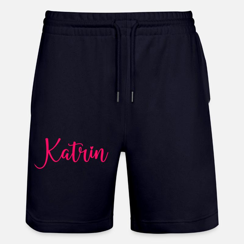 Nom de Katrin - Short de jogging bio TRAINER Stanley/Stella unisexe - marine foncé