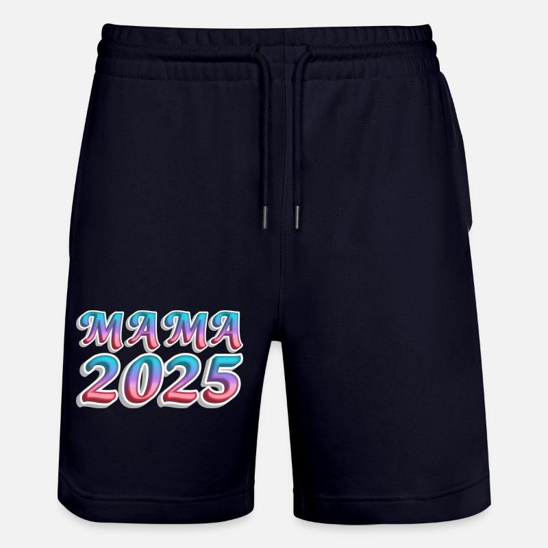 Mama 2025 Farbexplosion - Stanley/Stella Unisex Bio Joggingshorts Trainer  - Dark navy