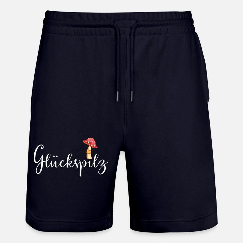 Glückspilz - Stanley/Stella Unisex Bio Joggingshorts Trainer  - Dark navy