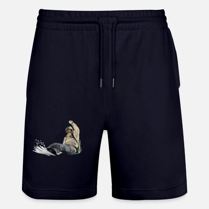 Freeriders - Short de jogging bio TRAINER Stanley/Stella unisexe - marine foncé