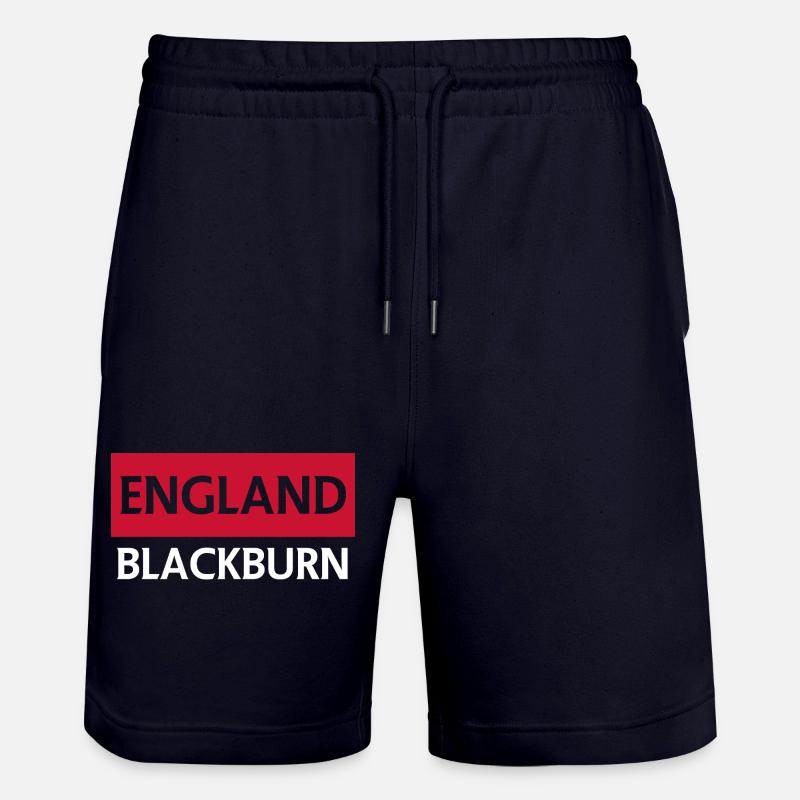 Conception de l’emblème de l’Angleterre Blackburn - Short de jogging bio TRAINER Stanley/Stella unisexe - marine foncé