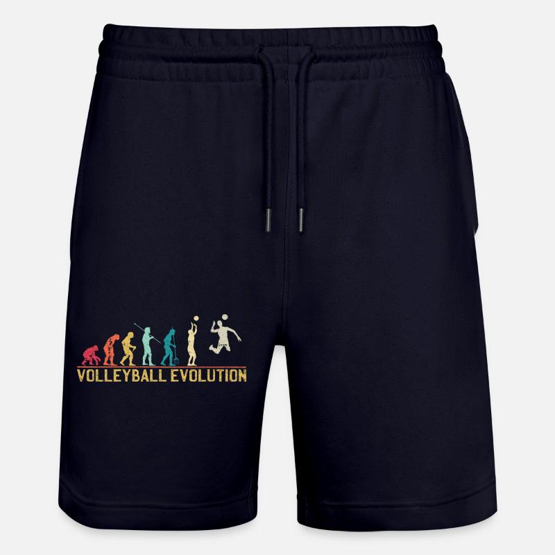 T-shirt graphique Volleyball Evolution - Short de jogging bio TRAINER Stanley/Stella unisexe - marine foncé