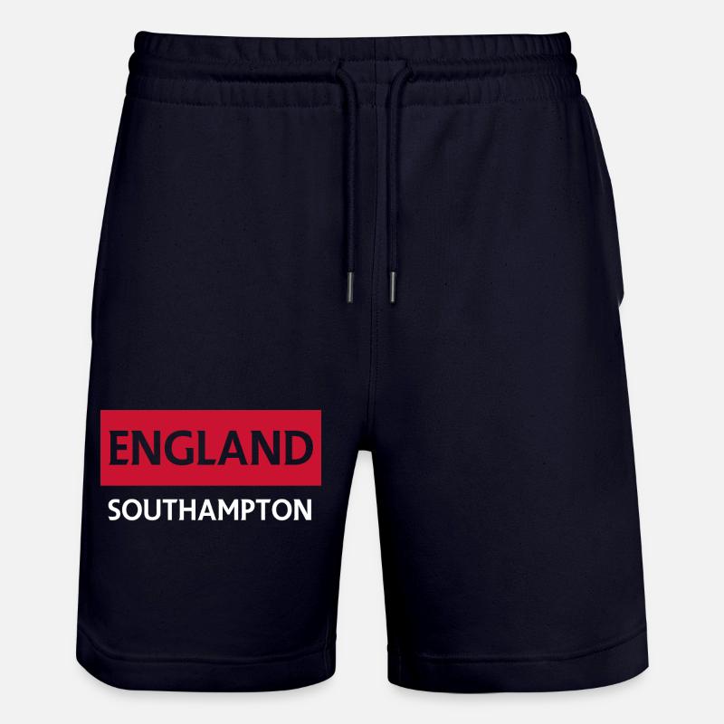 Angleterre Southampton Conception du paysage urbain - Short de jogging bio TRAINER Stanley/Stella unisexe - marine foncé