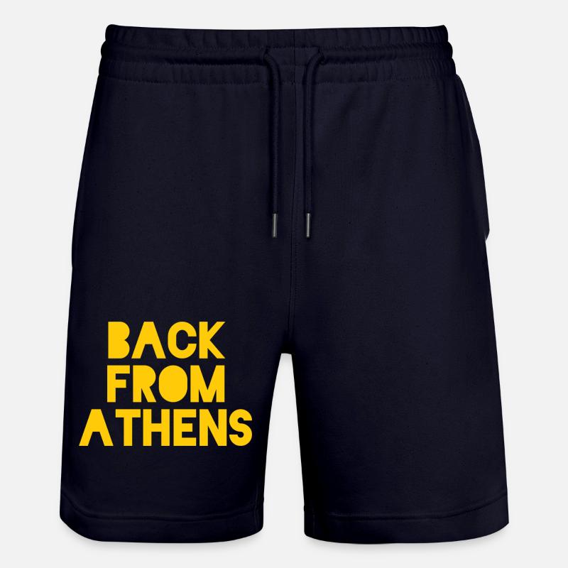 Conception du retour d'Athènes - Short de jogging bio TRAINER Stanley/Stella unisexe - marine foncé