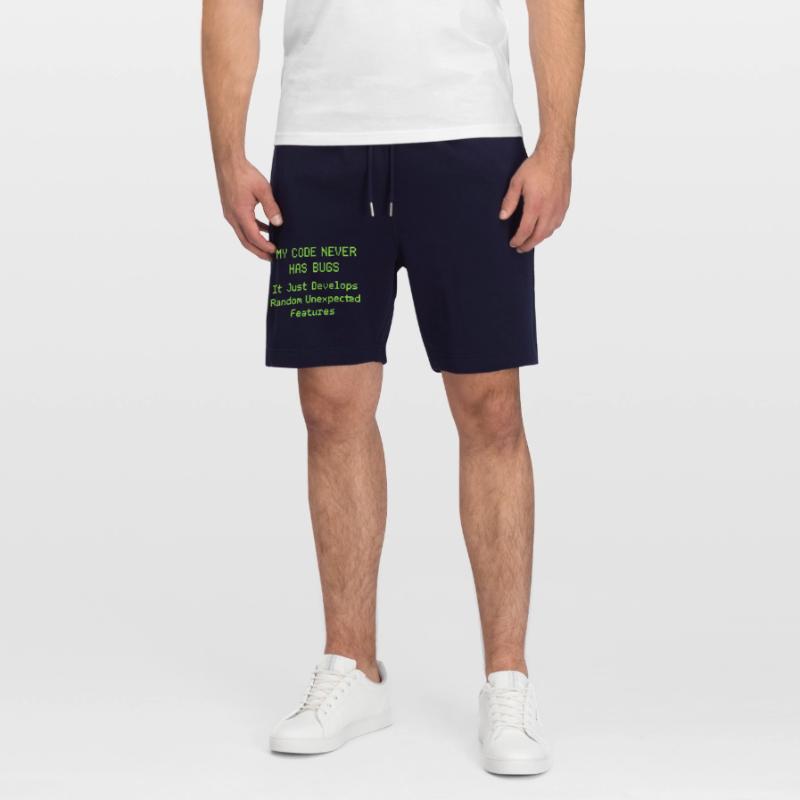 My code never has bugs, it just develops randomly Stanley/Stella Trainer Unisex Organic Jogging Shorts