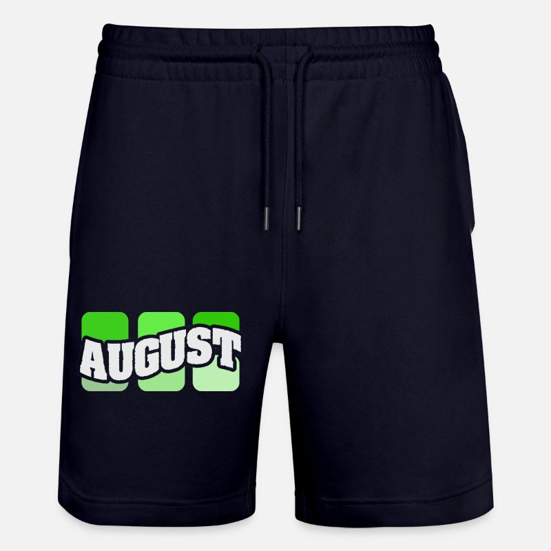 Name August - Stanley/Stella Unisex Bio Joggingshorts Trainer  - Dark navy