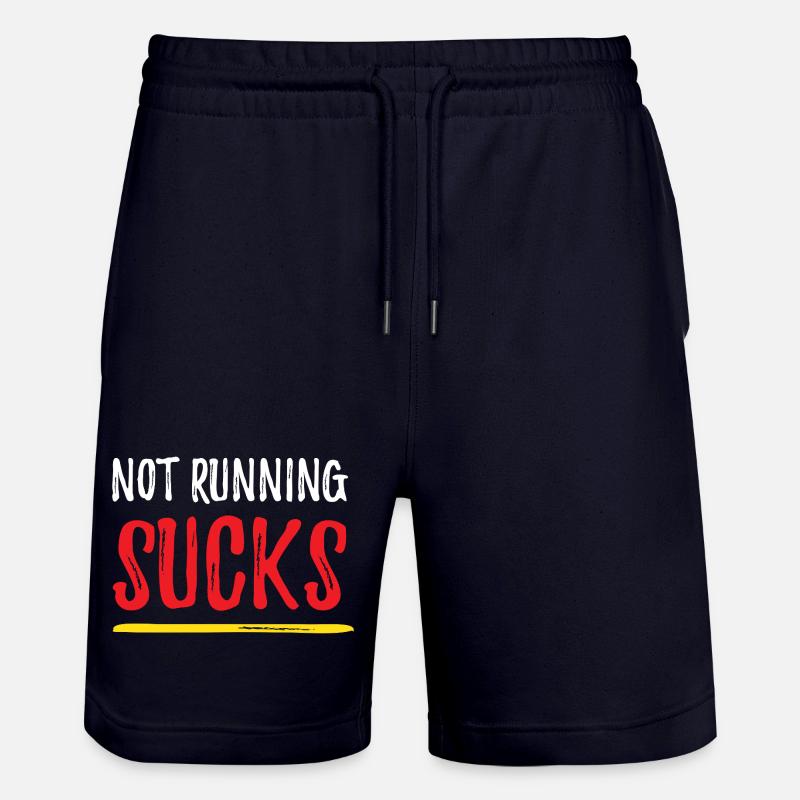 Ne pas courir, c’est nul - Short de jogging bio TRAINER Stanley/Stella unisexe - marine foncé