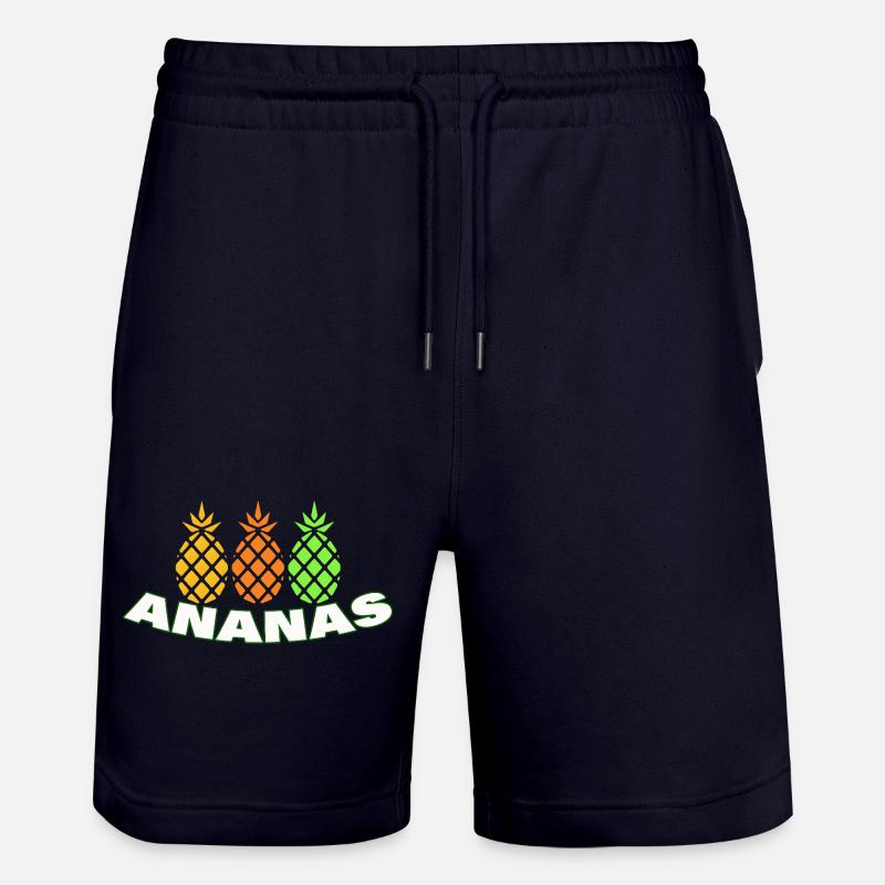 Ananas - Short de jogging bio TRAINER Stanley/Stella unisexe - marine foncé