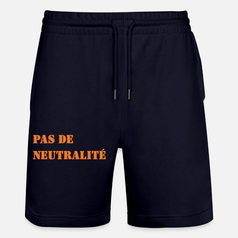 PAS DE NEUTRALITÉ - Short de jogging bio TRAINER Stanley/Stella unisexe - marine foncé