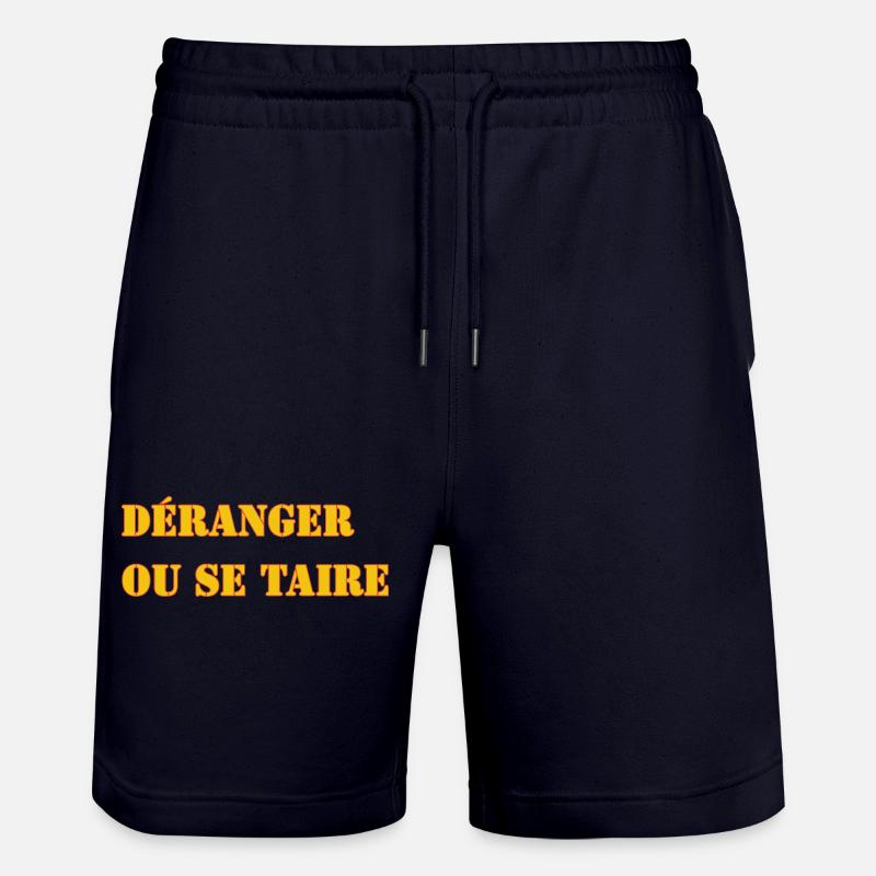 STÖREN ODER SCHWEIGEN. - Stanley/Stella Unisex Bio Joggingshorts Trainer  - Dark navy