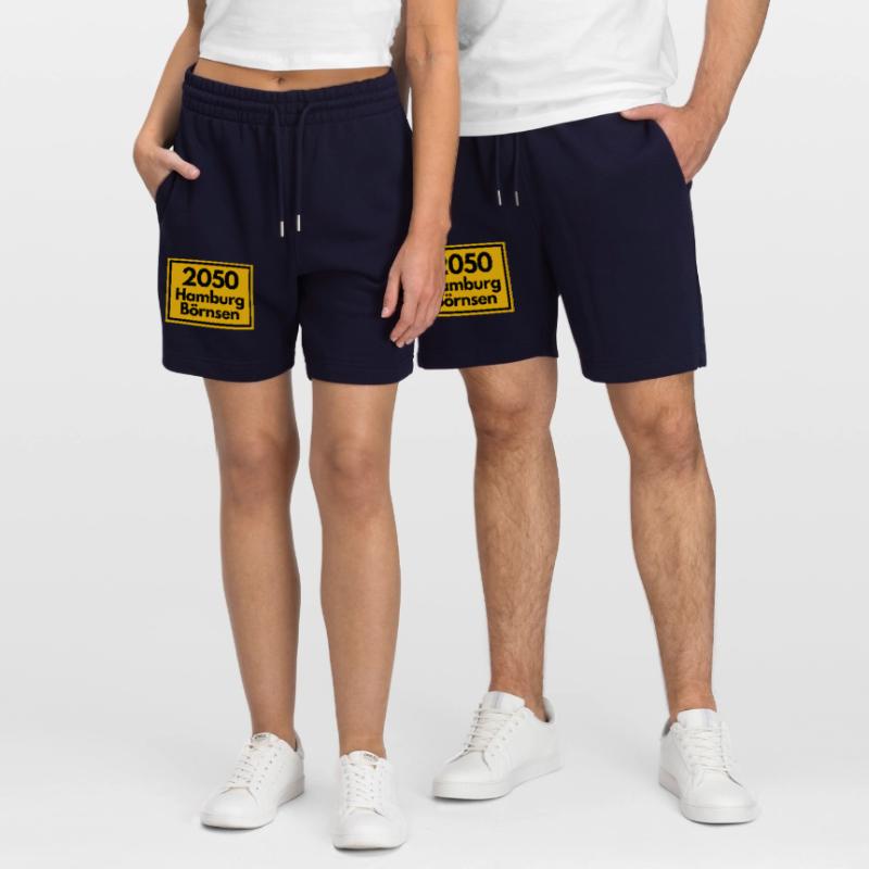 OLD POSTCODE POSTCODE RETRO 2053 HAMBURG BÖRNSEN Stanley/Stella Trainer Unisex Organic Jogging Shorts