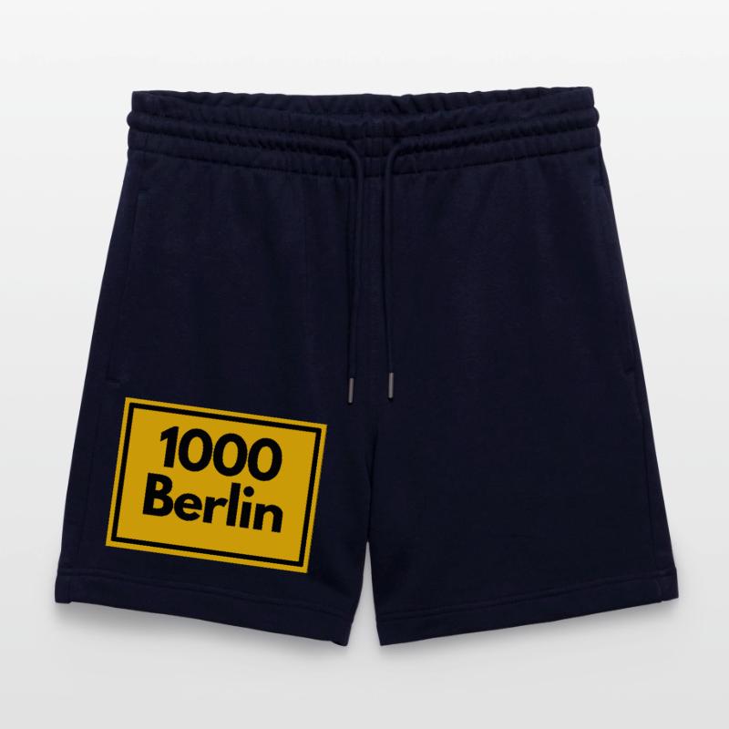 OLD POSTCODE POSTCODE RETRO 1000 BERLIN CAPITAL Stanley/Stella Trainer Unisex Organic Jogging Shorts