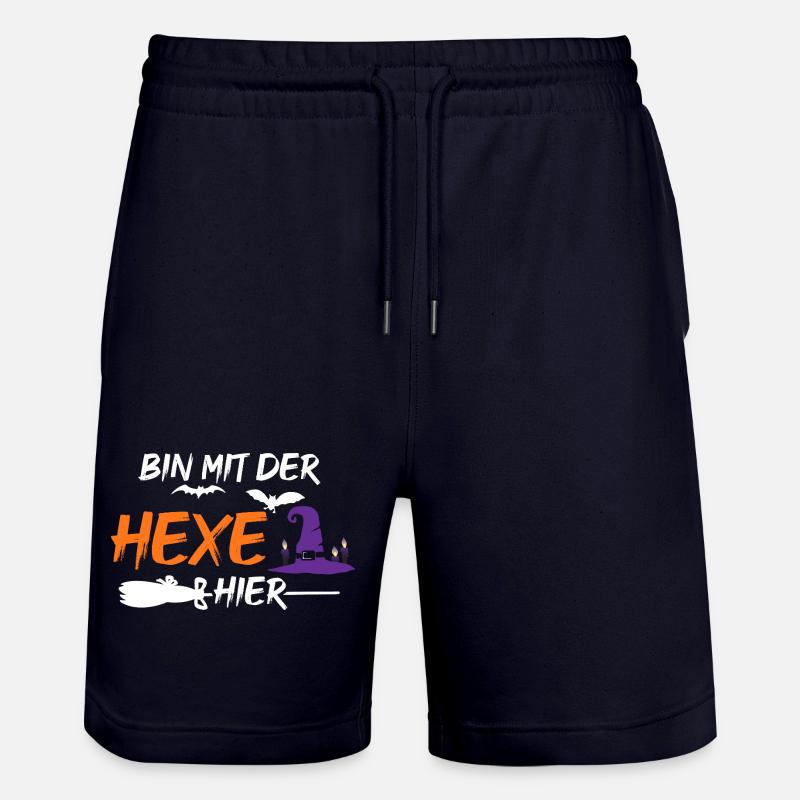 Halloween Hexe - Stanley/Stella Unisex Bio Joggingshorts Trainer  - Dark navy
