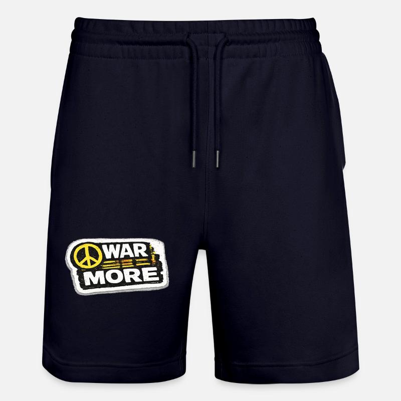 War No More – Sticker Peace & Humanity - Short de jogging bio TRAINER Stanley/Stella unisexe - marine foncé
