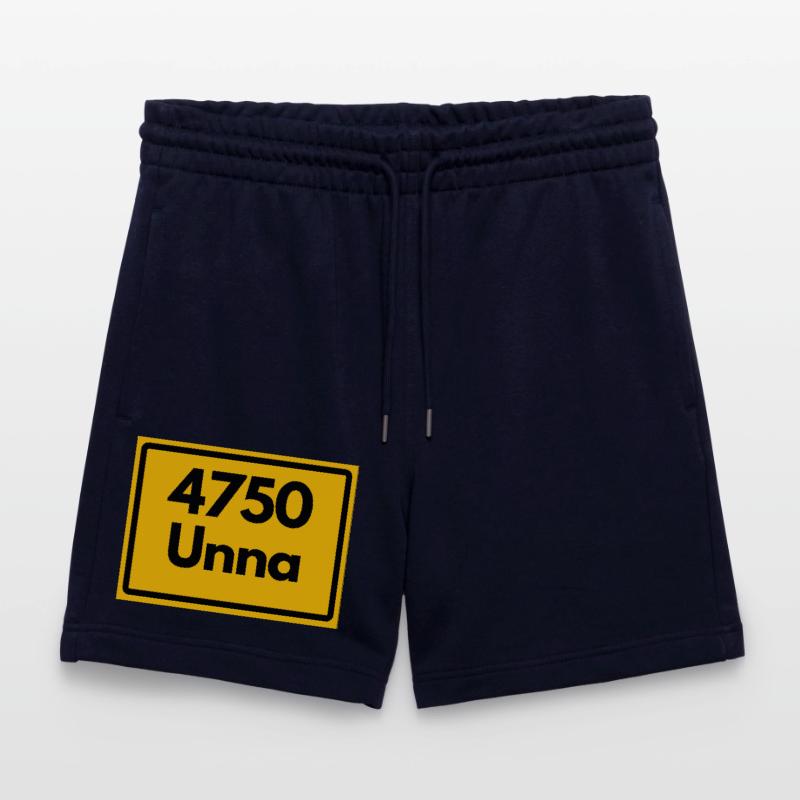 OLD POSTCODE POSTCODE RETRO 4750 UNNA Stanley/Stella Trainer Unisex Organic Jogging Shorts